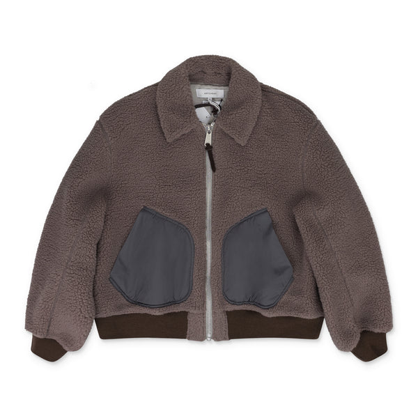 Brown Boa Reversible Jacket