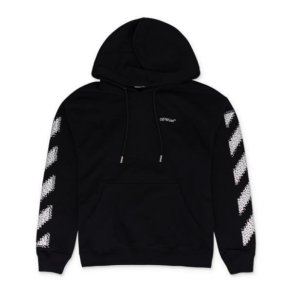 Black Pixel Diag Skate Hoodie