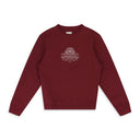 Red Engraved Crewneck