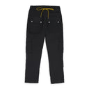 Black Low Pocket Cargo Pants