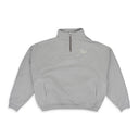 Gray Script Logo Quarter Zip