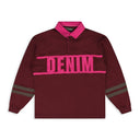 Burgundy Denim Sport Rugby