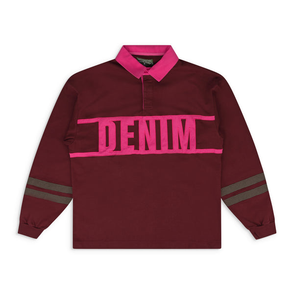 Burgundy Denim Sport Rugby