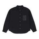Black Beauty Snap Front Shirt Jacket