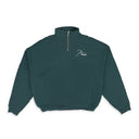 Green Script Logo Quarter Zip