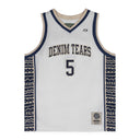 White 5Q Game Jersey