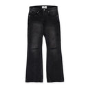 Black Wider Flare Leg Jeans