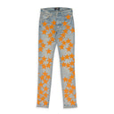 Clay Indigo/Orange Chemist Star Skinny Jeans