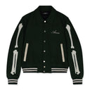 Rain Forest Varsity Bones Bomber Jacket