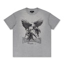 Heather Grey Textured Inside Out T-shirt