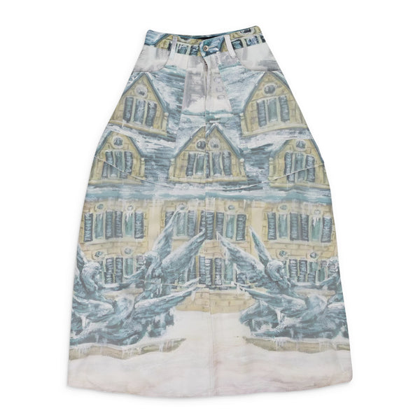 Multicolor Angel Over The City Skirt