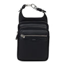 Black Pebbled Nappa Hip Pouch