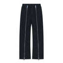 Black Woven Track Pants