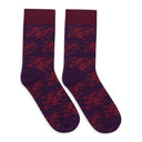 Maroon Candy Socks