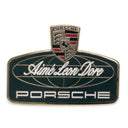 Multicolor Porsche 993 Turbo Racing Grille Badge