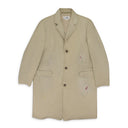 Beige Paint Splatter Trench Coat Beige