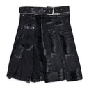 Black Denim Kilt