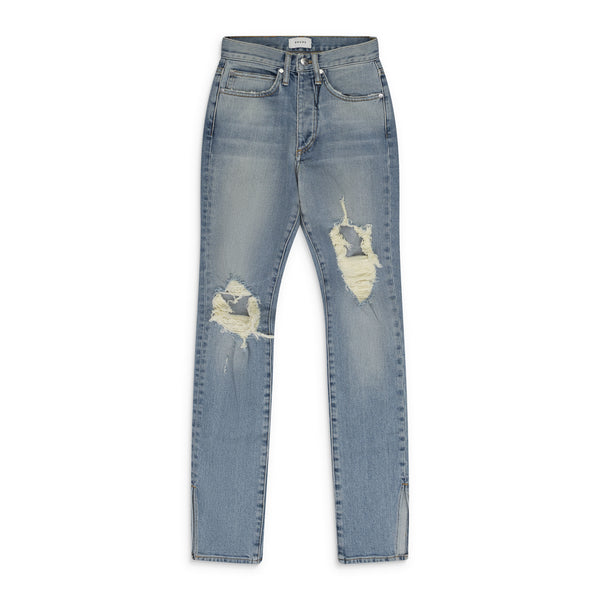 Blue Distressed Womens Skinny Jeans