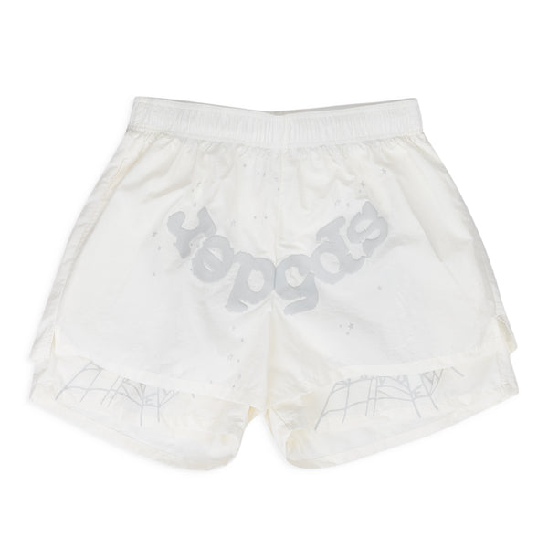 White OG Web Double Layer Shorts