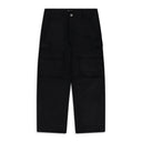 Black Woven Cargo Pants