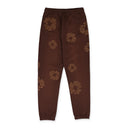 Brown Mono Wreath Sweatpants
