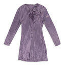 Purple Washed Cupro Bandana Dress