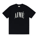 Black SS Slub Serif Tee