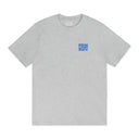 Grey SS Stacked Logo Tee