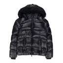 Black/Black Kings Puffer Jacket Shearling