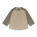 Beige Raglan Longsleeve T-Shirt