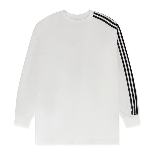 White M 3s Ls Tee White