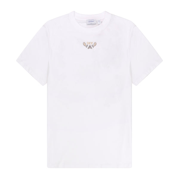 White Bandana Arrow Slim T-shirt