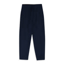 Navy Inverted Pleat Sweatpant