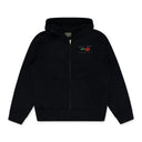 Black Ellis Tears Zip Hoodie