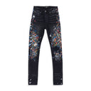 Black Skinny Painter Jean