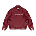 Red Porsche 993 Turbo Leather Club Jacket