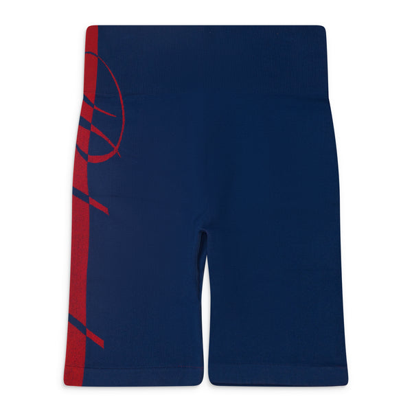 BLUE/RED CORE TECHKNIT BIKER SHORTS