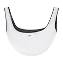 x Sasazuka Bowl White See Saw Cloth Bucket Bag