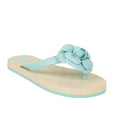 Blue Flower Quilted Slippers