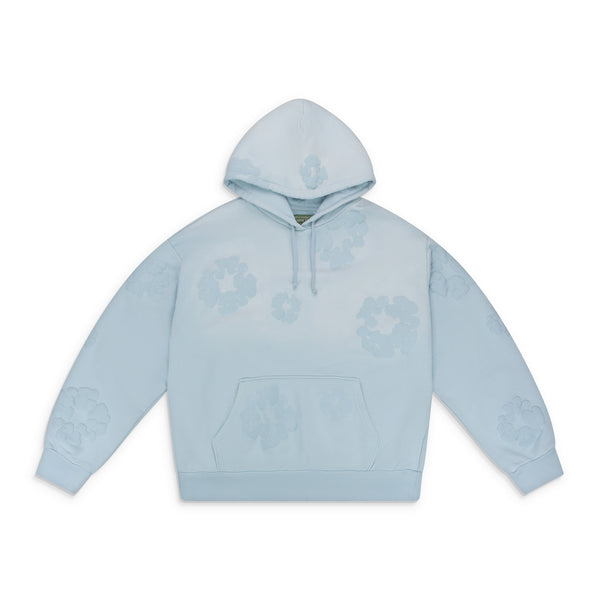 Light Blue Mono Wreath Hoodie