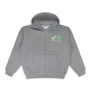 Heather Grey Dawn Hand Zip Hoodie