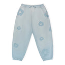Light Blue Mono Wreath Sweatpants Light