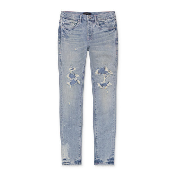 Light Indigo Skinny Garda Repairs Jeans