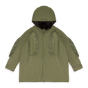 Green Window Pocket Parka