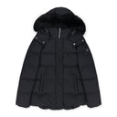 Black Cloud Shearling 3Q Down Coat