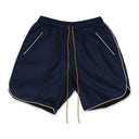 Navy Track Shorts