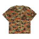 Brown Camo Camo Cotton Wreath Mesh Football Top