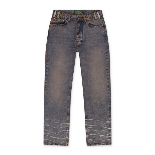 Light Indigo Destroyed Denim