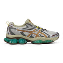 White / Khaki Gel-Quantum Kinetic Sneakers