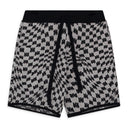 White MA Swirl Shorts